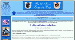 Desktop Screenshot of pet-loss.net